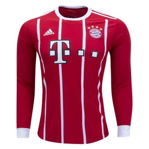 Bayern Munich 17/18 Home LS Soccer Jersey